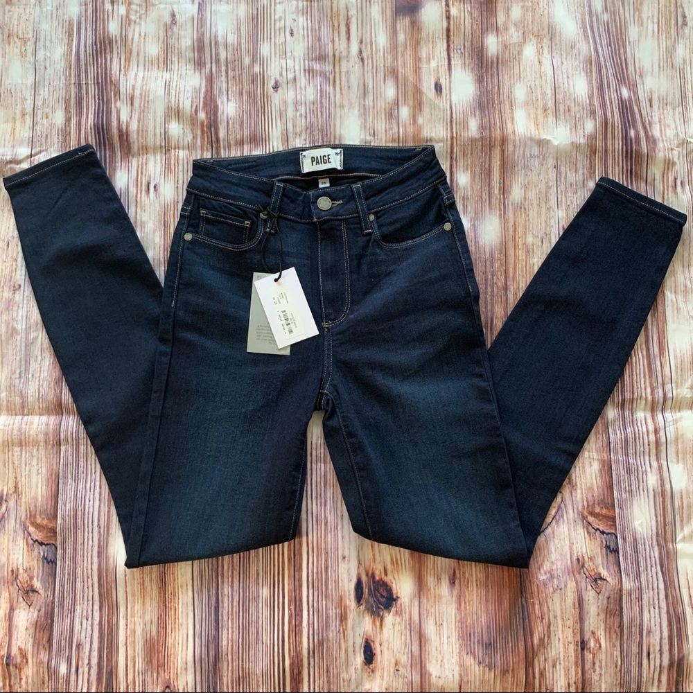 NWT PAIGE Hoxton Ankle Skinny Jeans - Picture 2 of 12